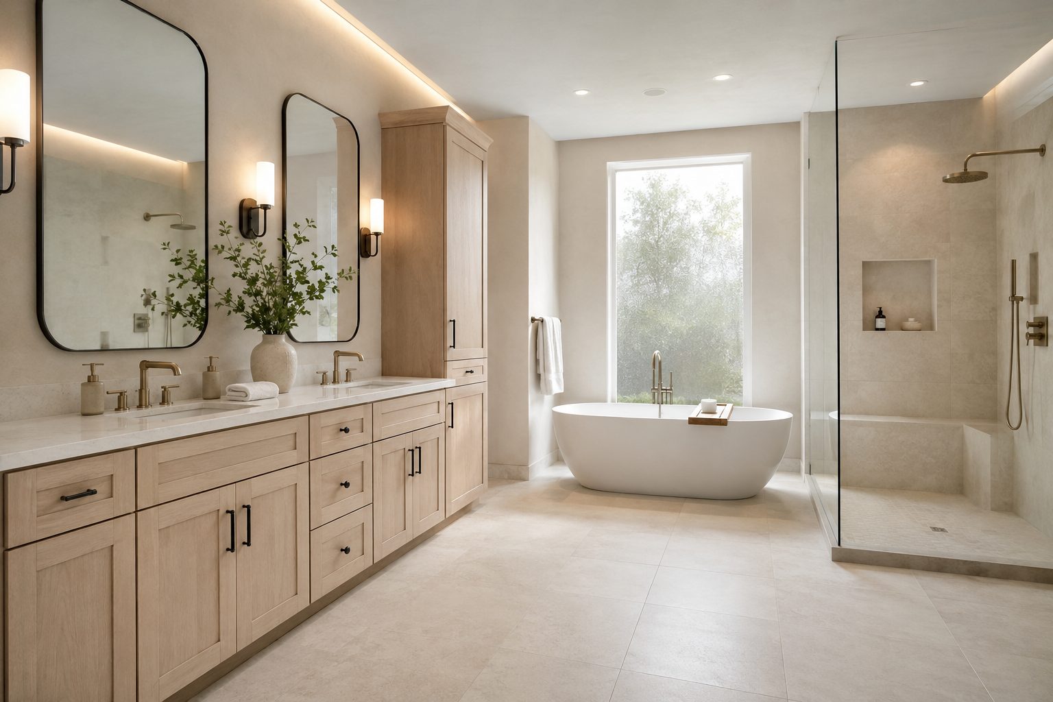 Contemporary cabinetry showroom